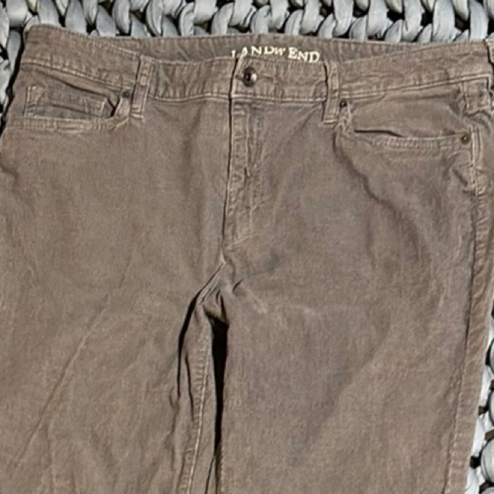 Land’s End Mid Rise Bootcut Corduroy Pants
